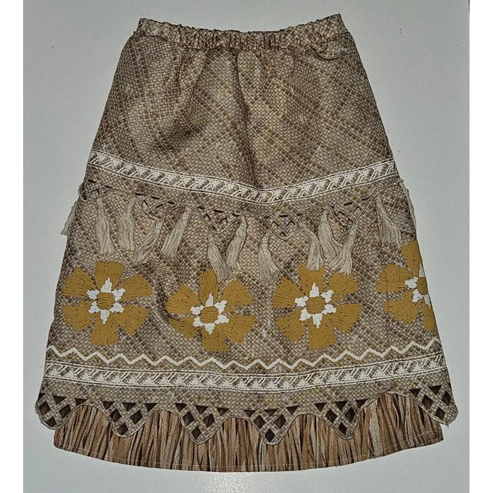Disney Store Moana Halloween Costume Cosplay SKIRT ONLY Girls 5/6